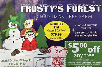 Frosty's Forest Christmas Tree Farm