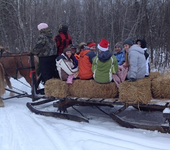 Ball Bluff sleigh rides