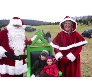 Battenfeld Christmas Tree Farm Santa visits