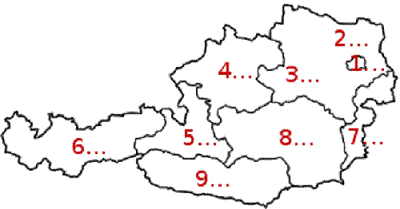 Austria Postcode Map